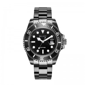Balmer B-7918M-BK4 Full Black Submariner